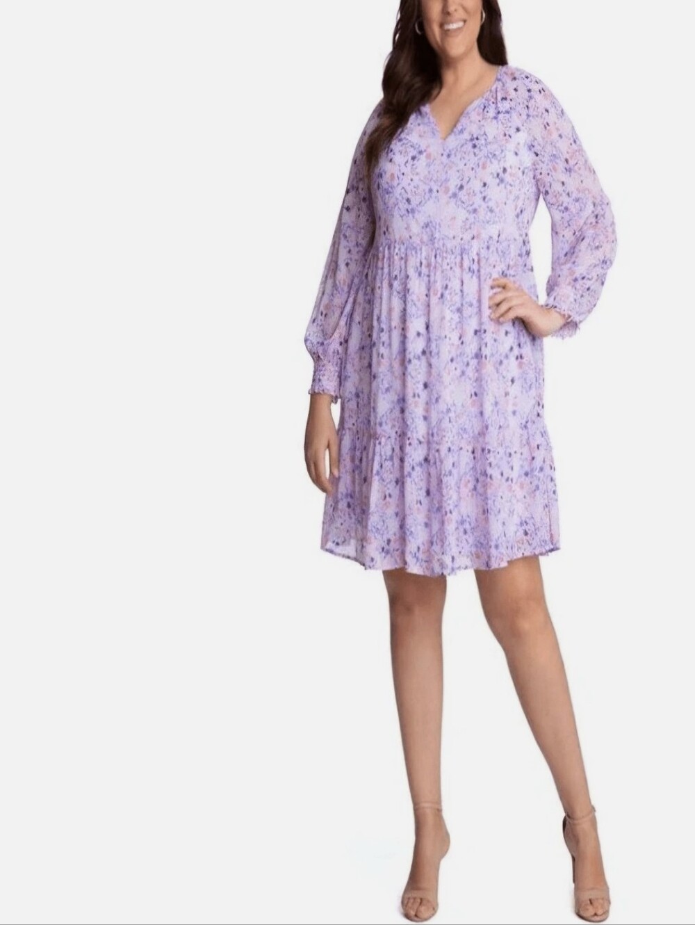 Adyson Parker Lavender Floral Dress